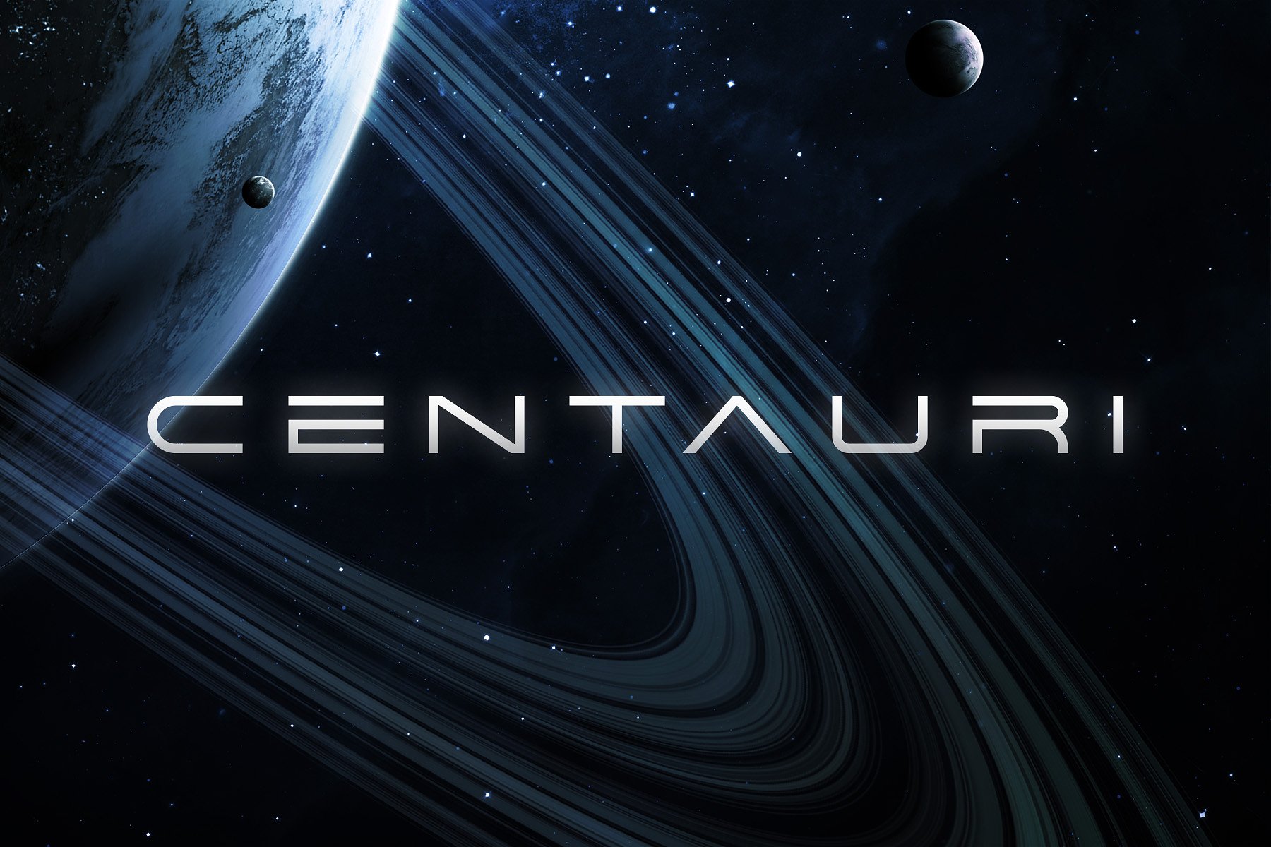 Centauri - Futuristic Font