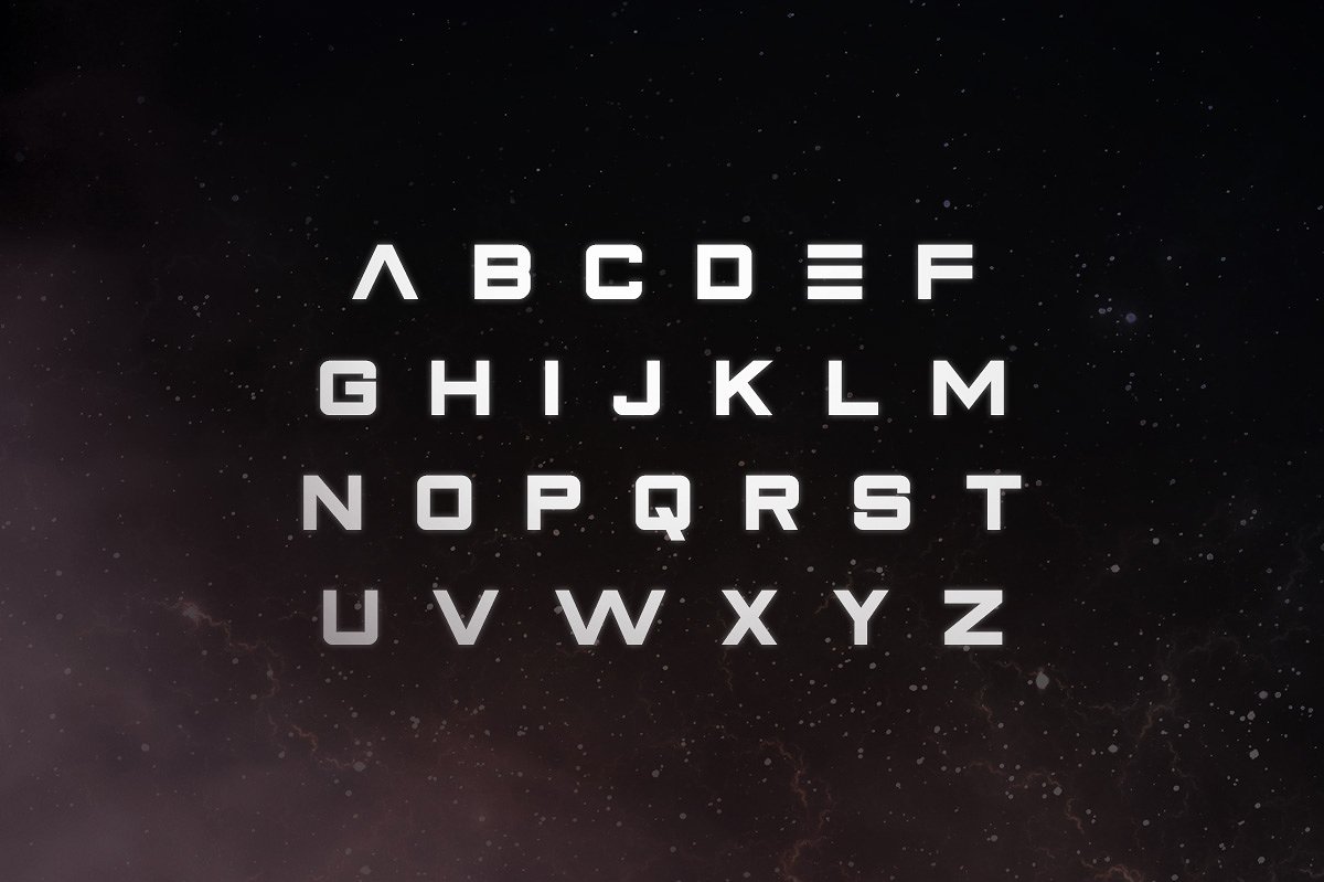 科幻恐怖字体Primal - Futuristic Font