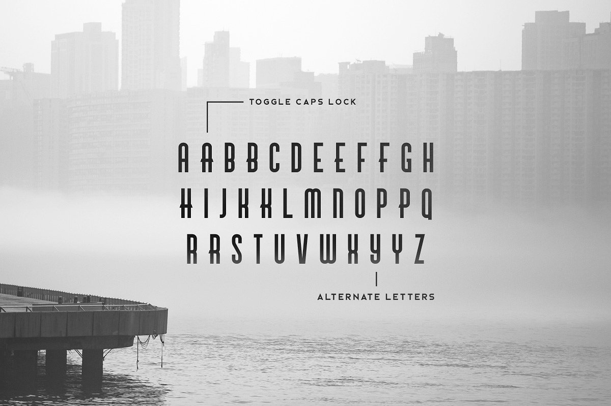 装饰主题字体Brigmore Typeface #93000