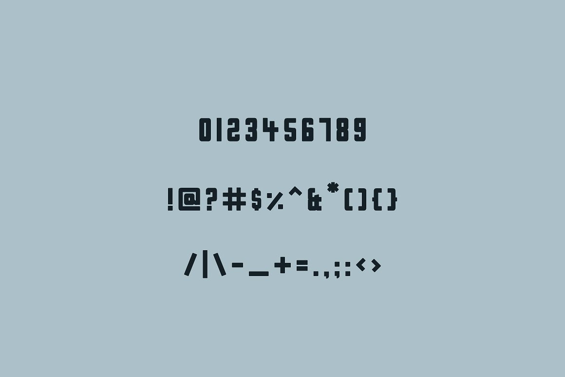 显示字体Brother - Display Font #17