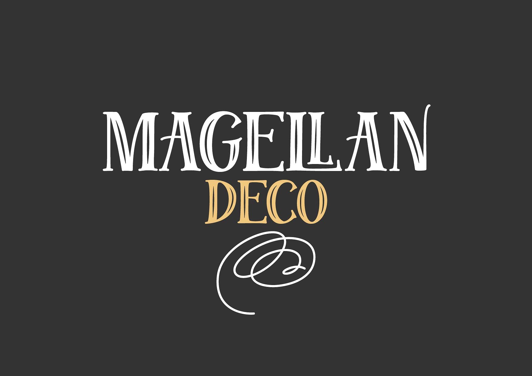 手绘字体Magellan Deco #228425