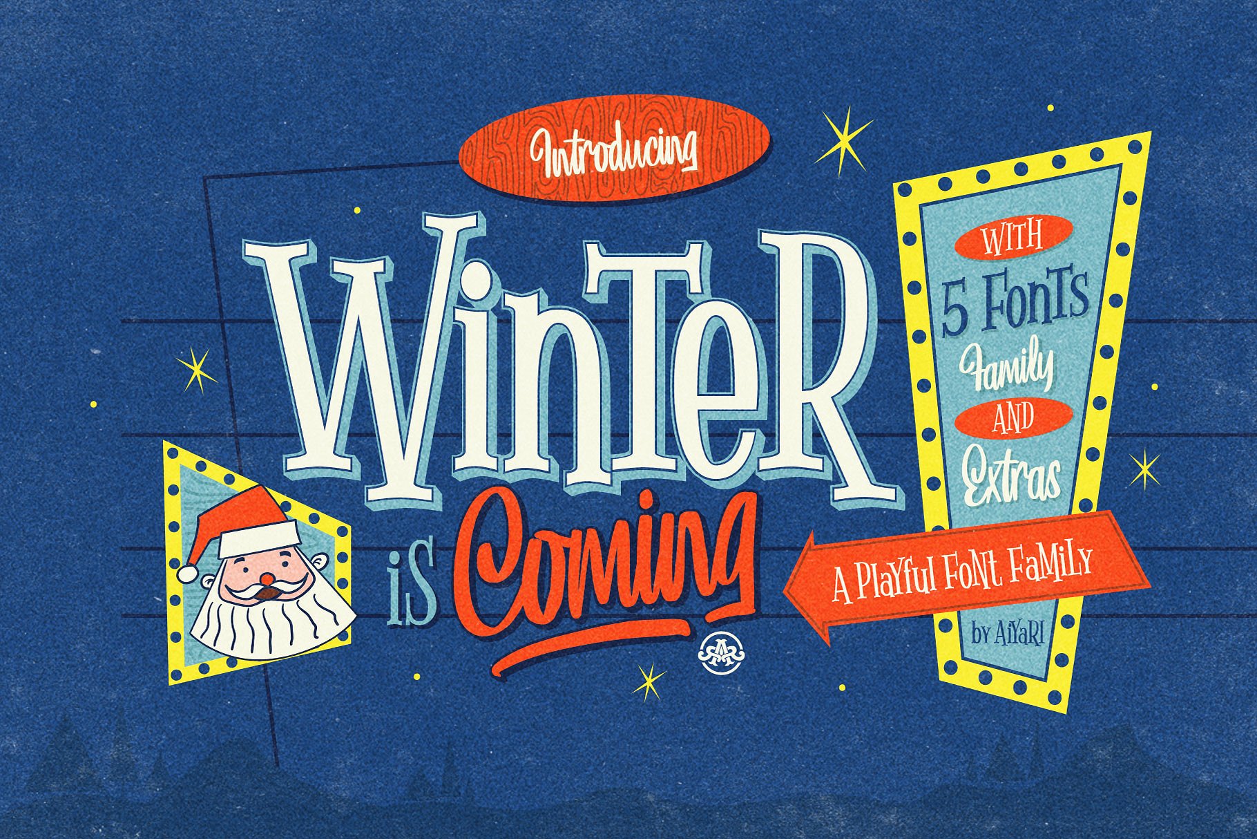 俏皮字体Winter Is Coming Font Fami