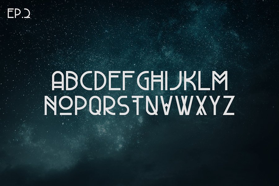 奇怪的字体Pandora Typeface #246054