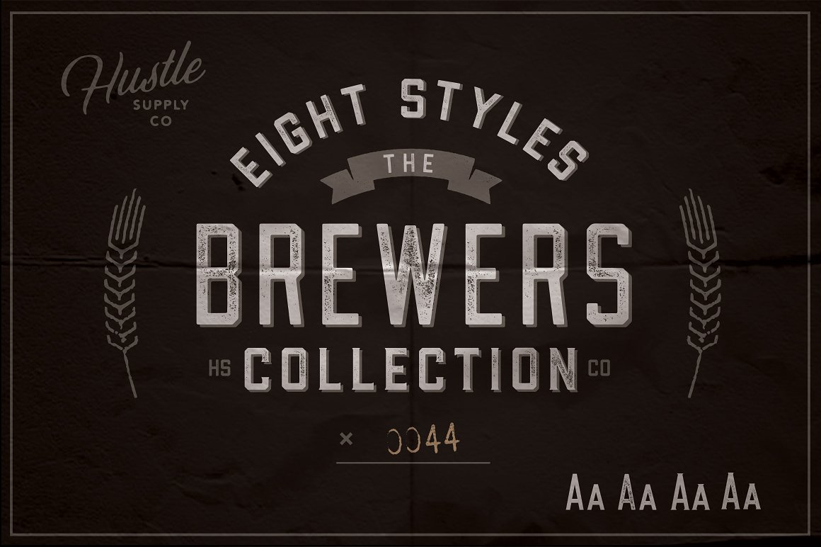 布鲁尔字体The Brewers Font Collecti