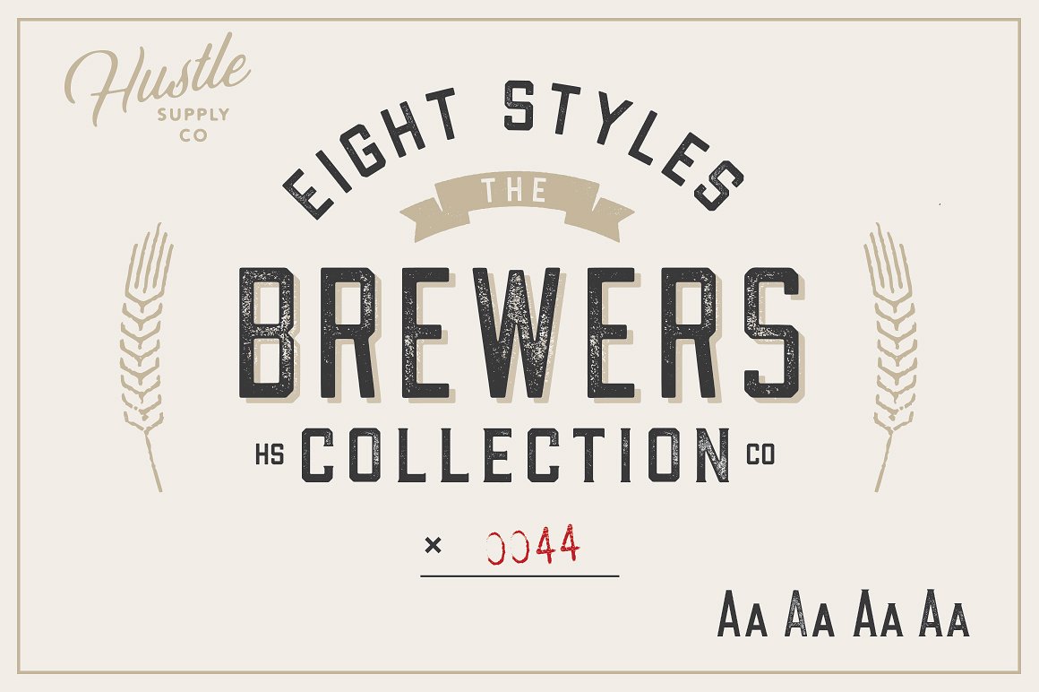 布鲁尔字体The Brewers Font Collecti