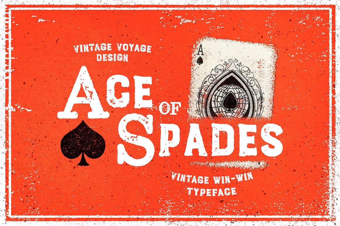 黑桃组合字体Ace of Spades ? Win-Win