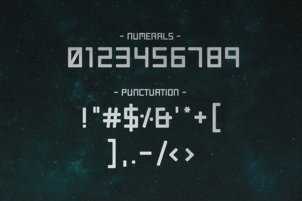 未来风格字体Solaris - Futuristic Fon
