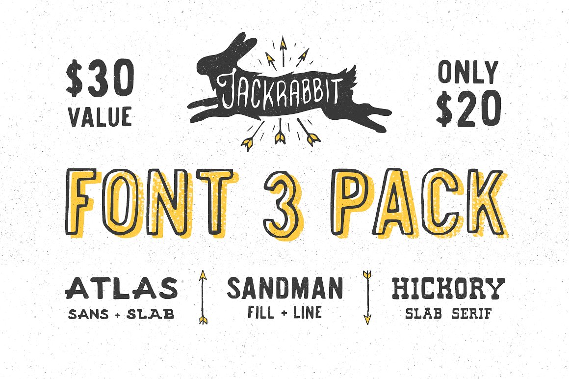 衬线字体Jackrabbit Font Bundle #13