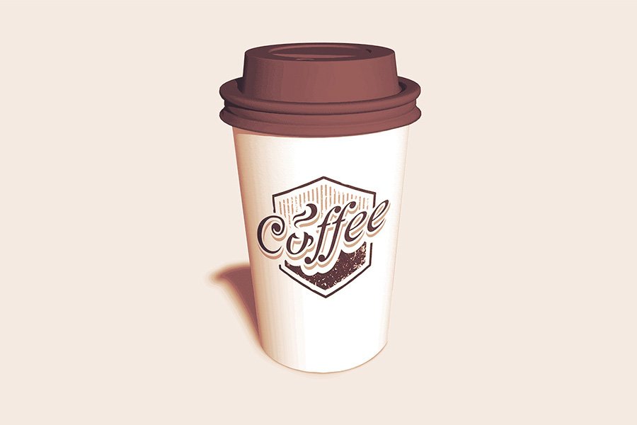 咖啡杯贴图样机素材 Coffee Cup Mockup