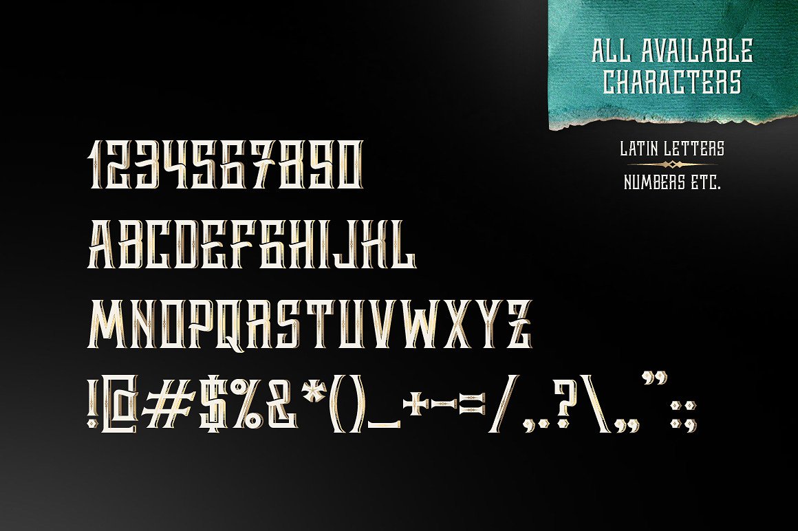 标签字体Brandy Label typeface De