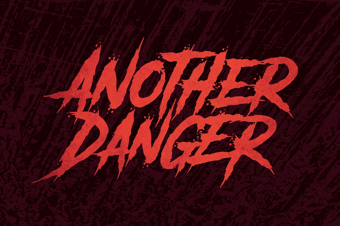 危险字体Another Danger Font #85559