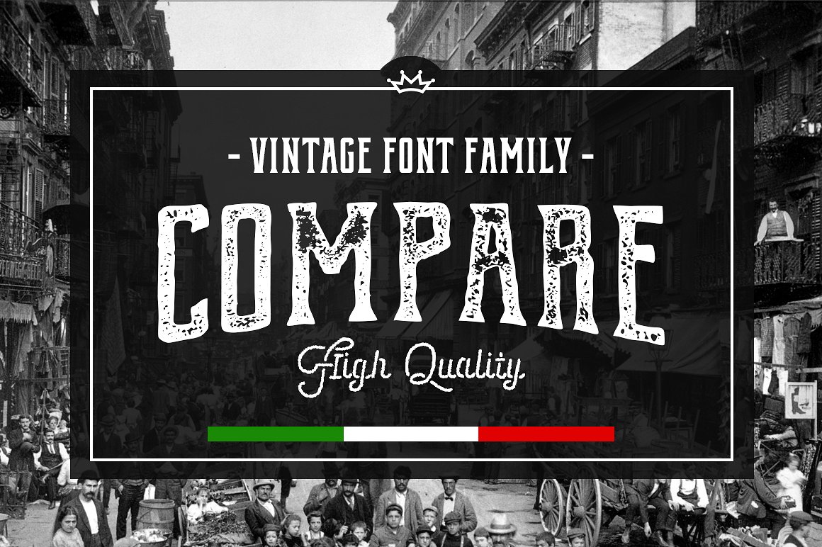 新的显示字体Compare ? Font Family #5