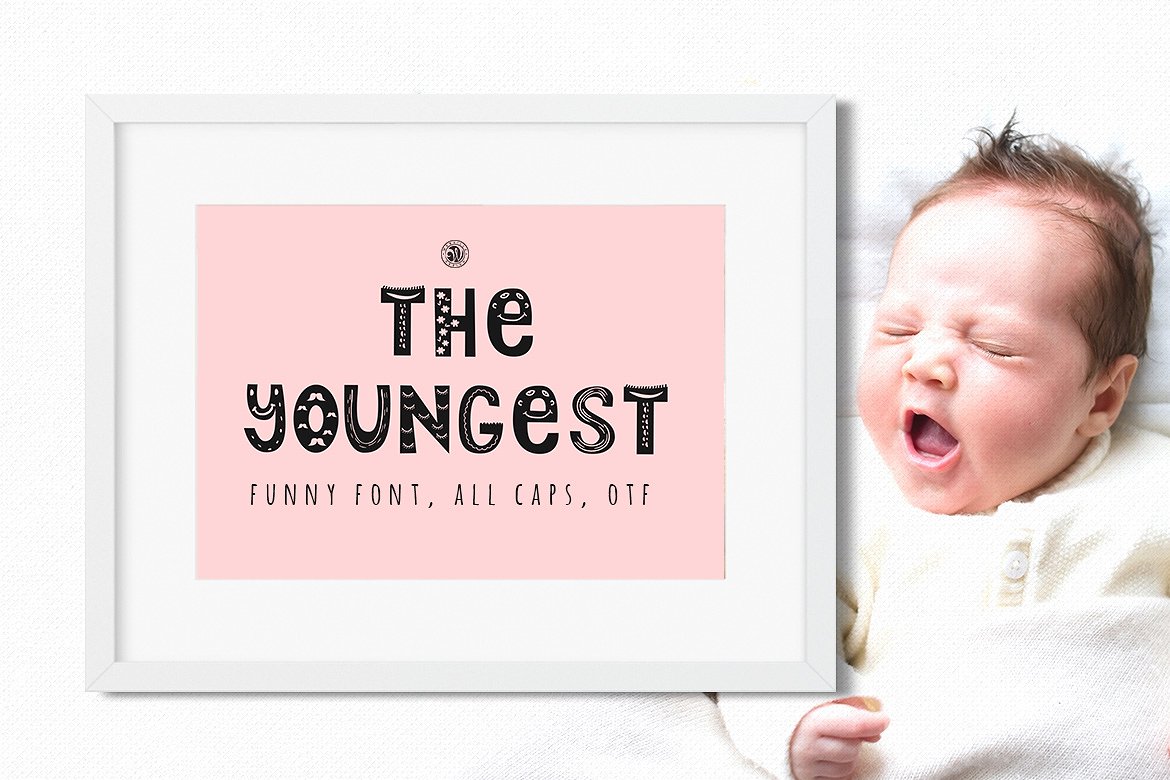 大写字体The Youngest Font #2054366