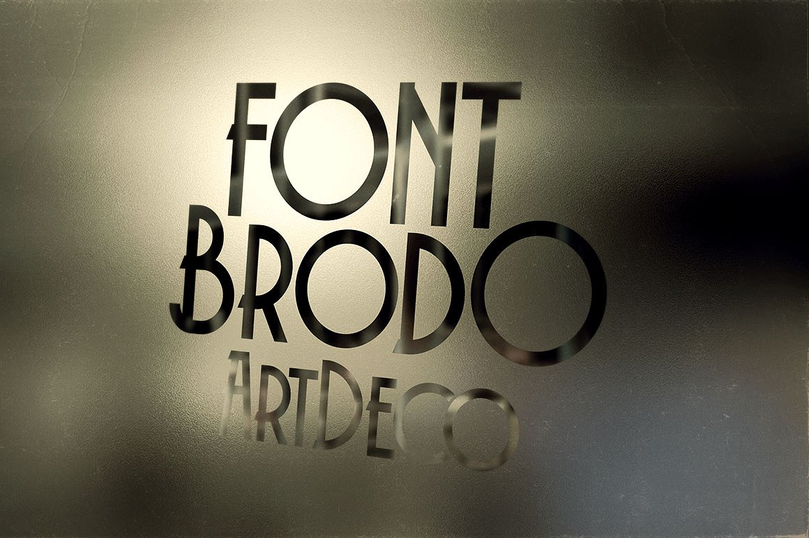 独特的复古风格Brodo - 6 Display Fonts