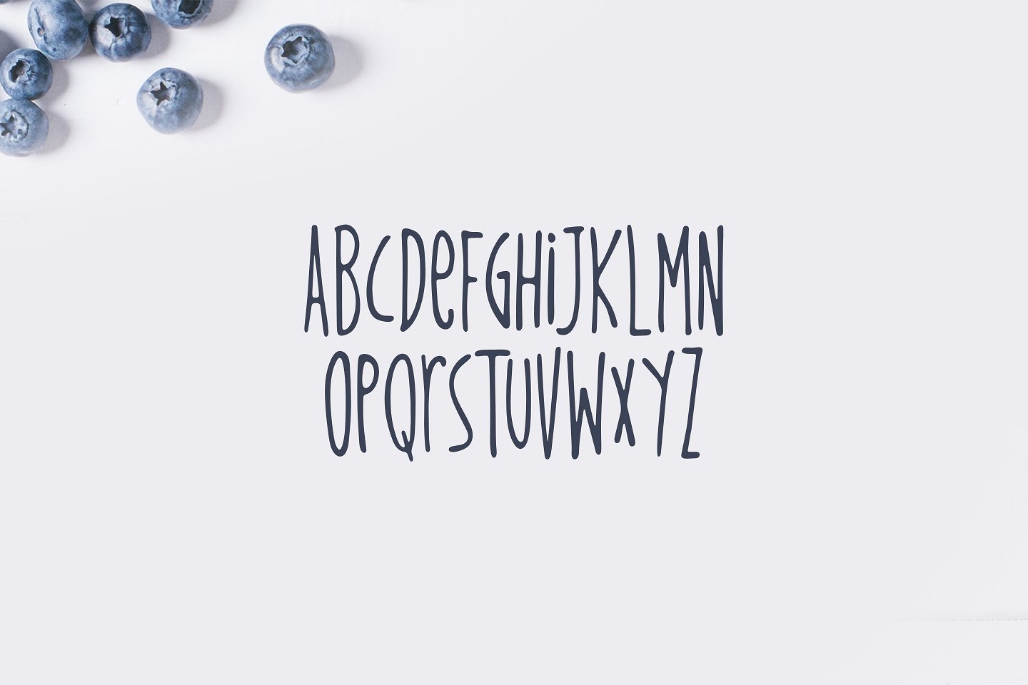 手工制作字体Periwinkle Typeface #213