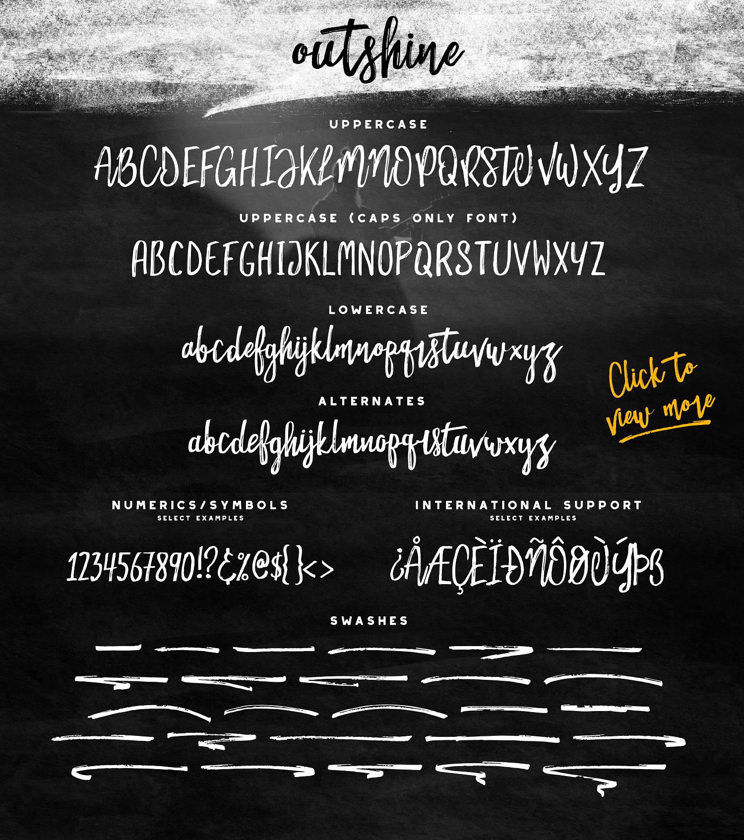 高级英文字体Outshine Duo Font Pack #