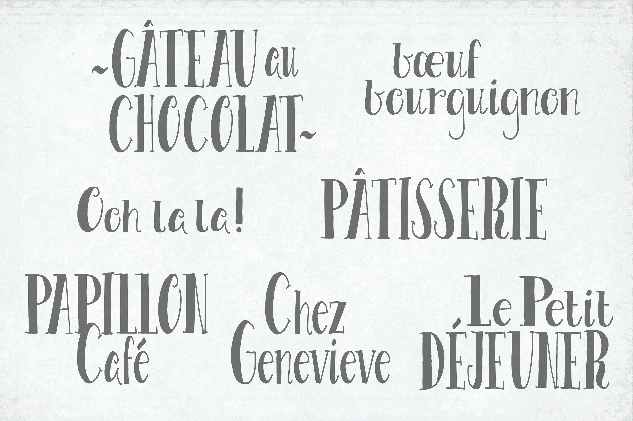 可爱的手写字体Le Petit Parisien Font