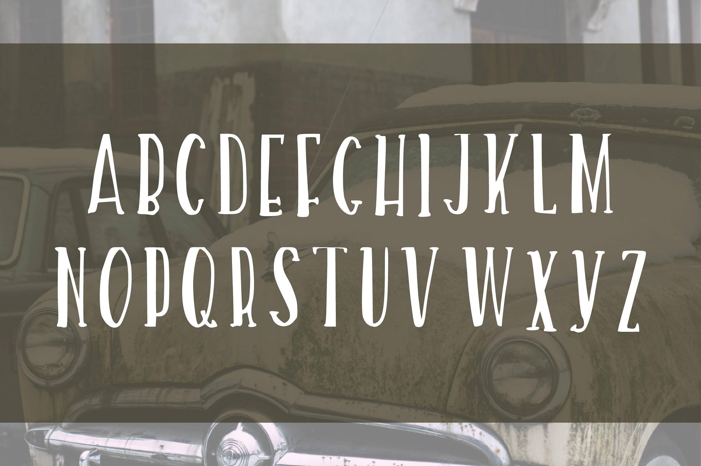 手写衬线字体Oliver Typeface #41949