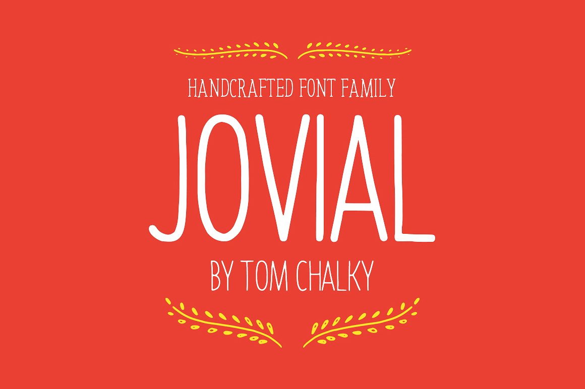 字体系列奖励元素Jovial Font Family B