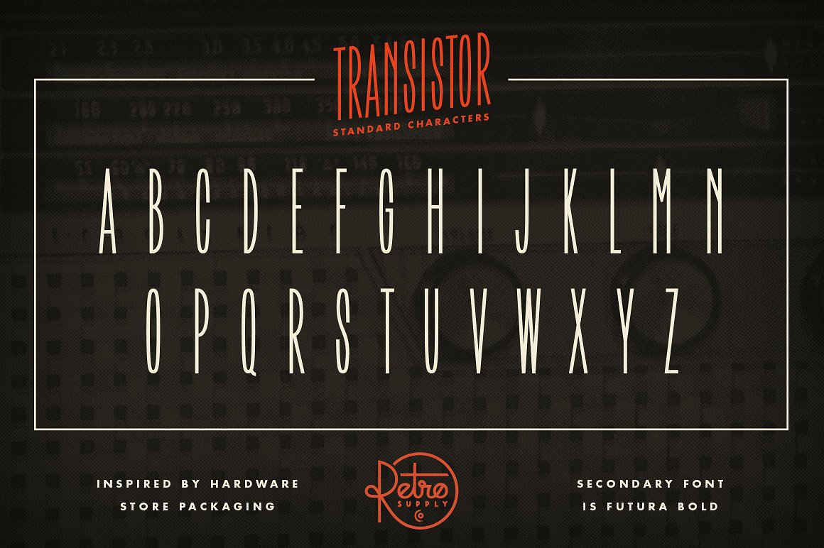 晶体管字体Transistor Font | FREE Do