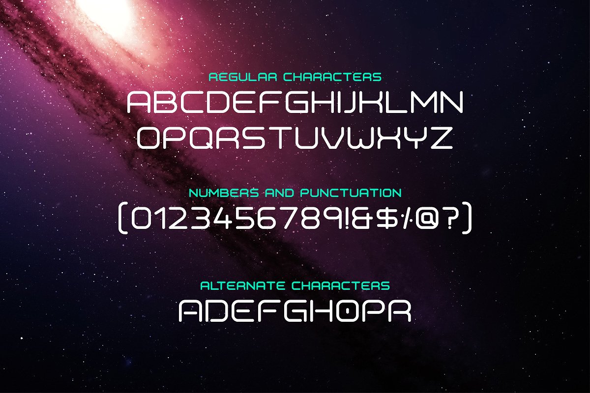 航行者字体Voyager Typeface #1435983