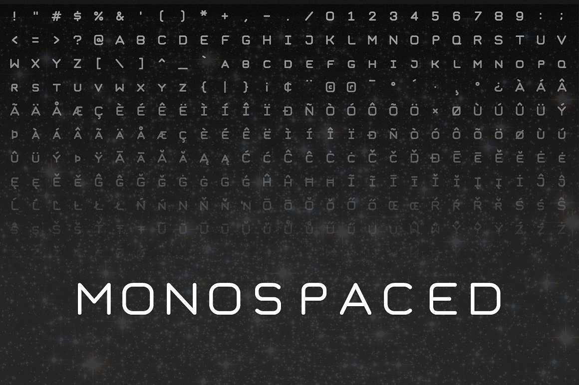 晶莹剔透字体Taurus Mono - Monospace