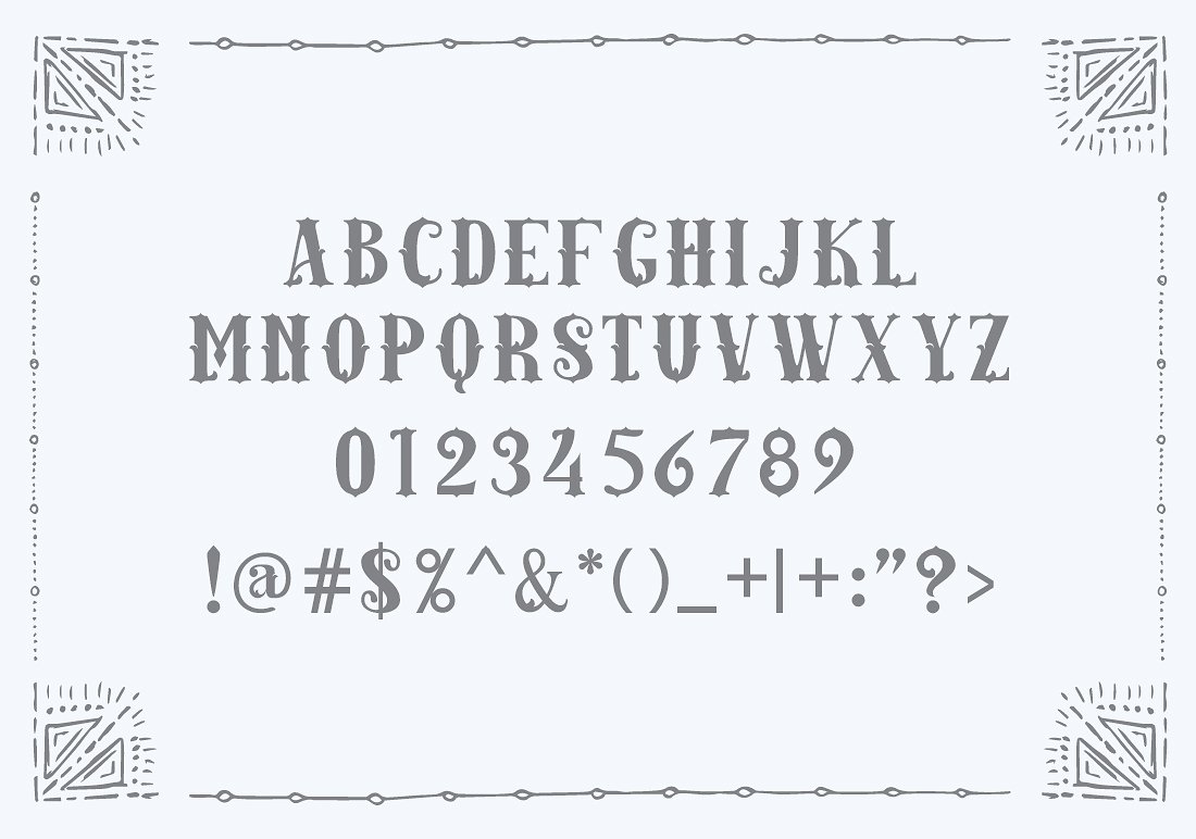 复古设计Amazinga Typeface #66045