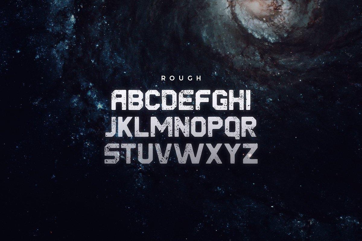 废弃字体Derelict Typeface #1788740