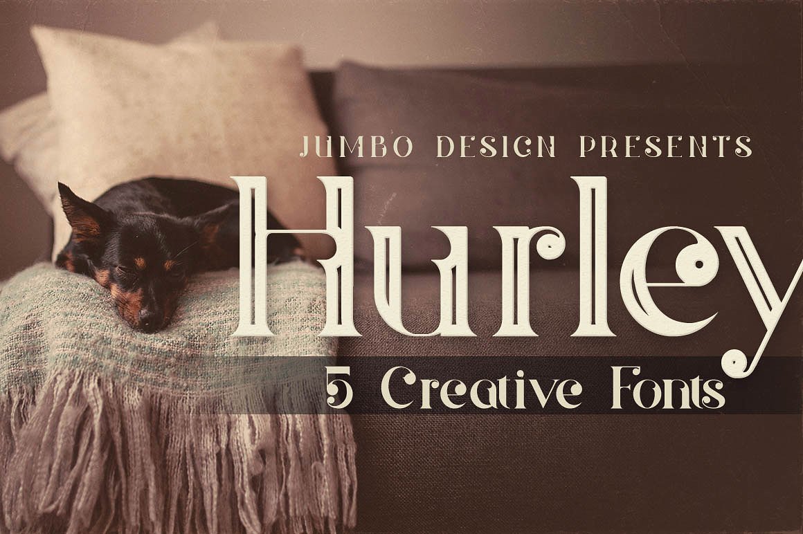 复古风格字体Hurley - 5 Vintage Style