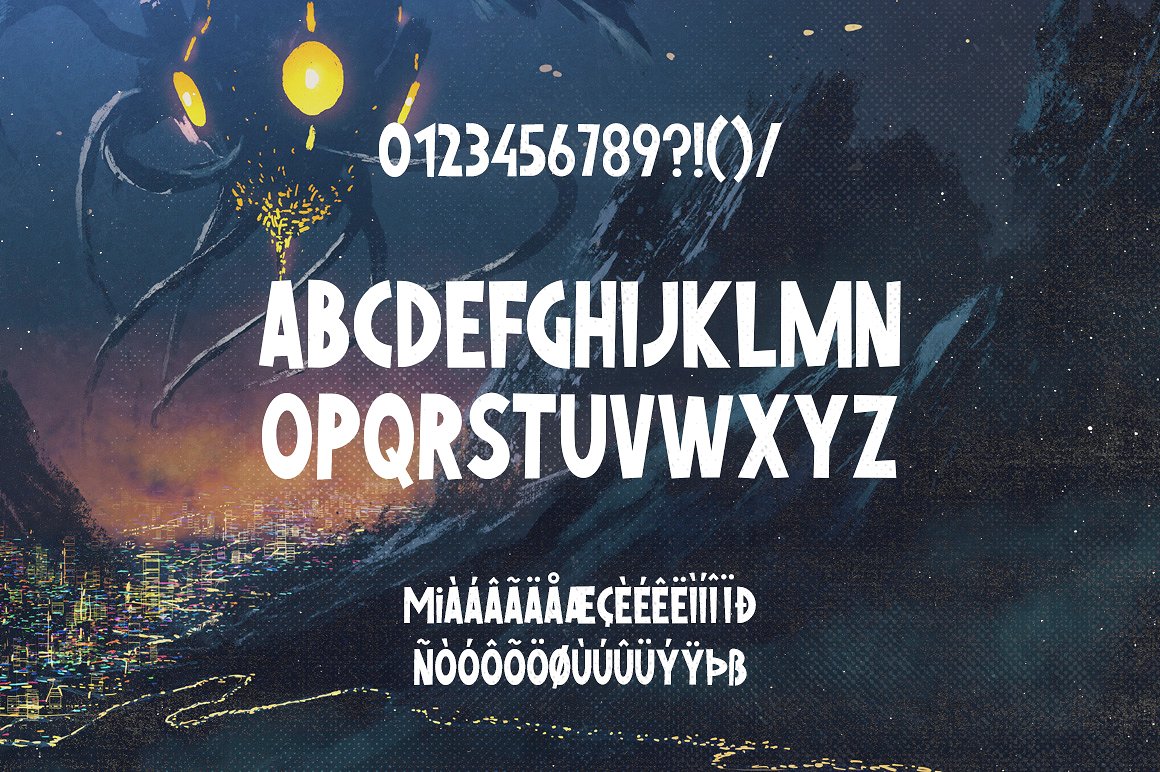 尼科波尔字体Nikopol Typeface #102100