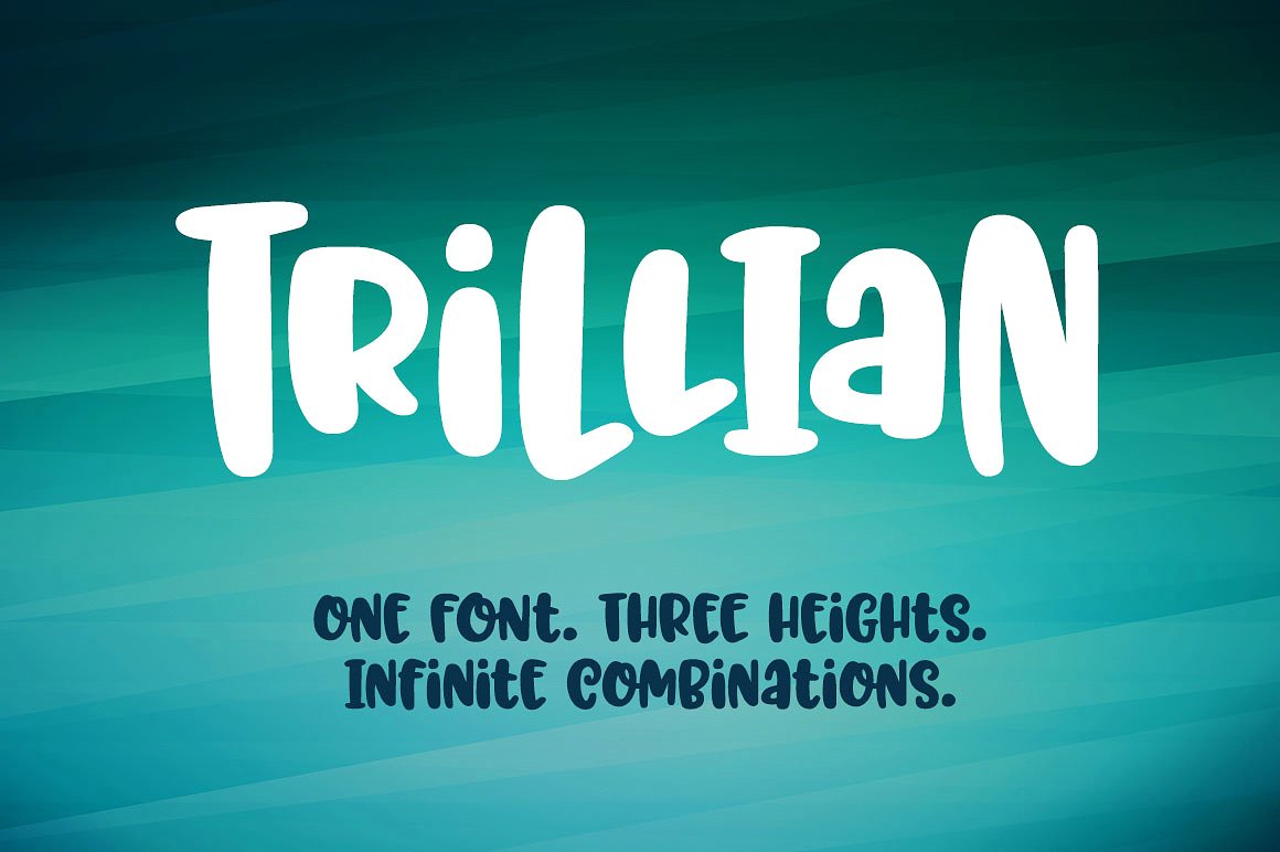 大胆的字体Trillian: a bold letterin