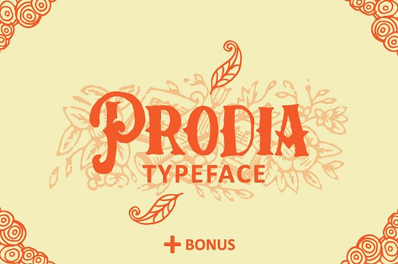 清新字体Prodia Typeface Bonus #7