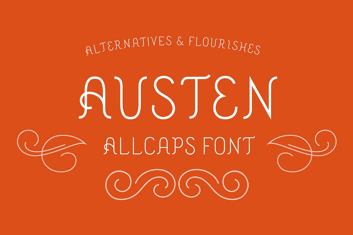 奥斯汀显示字体Austen Display Font #33