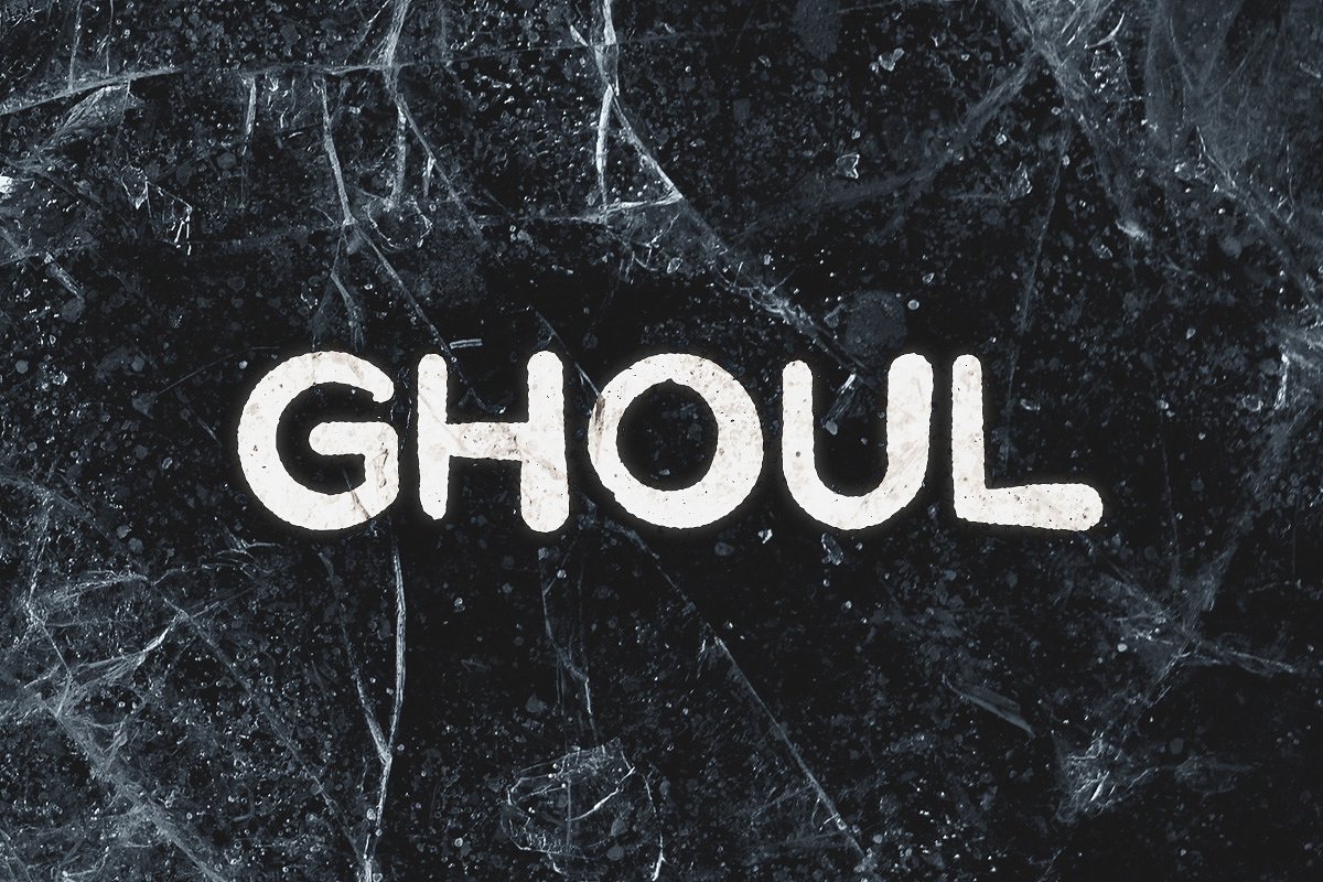 食尸鬼封面字体Ghoul - Brush Font #147