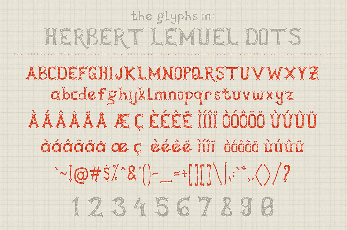 红色高级英文Herbert Lemuel Script #7