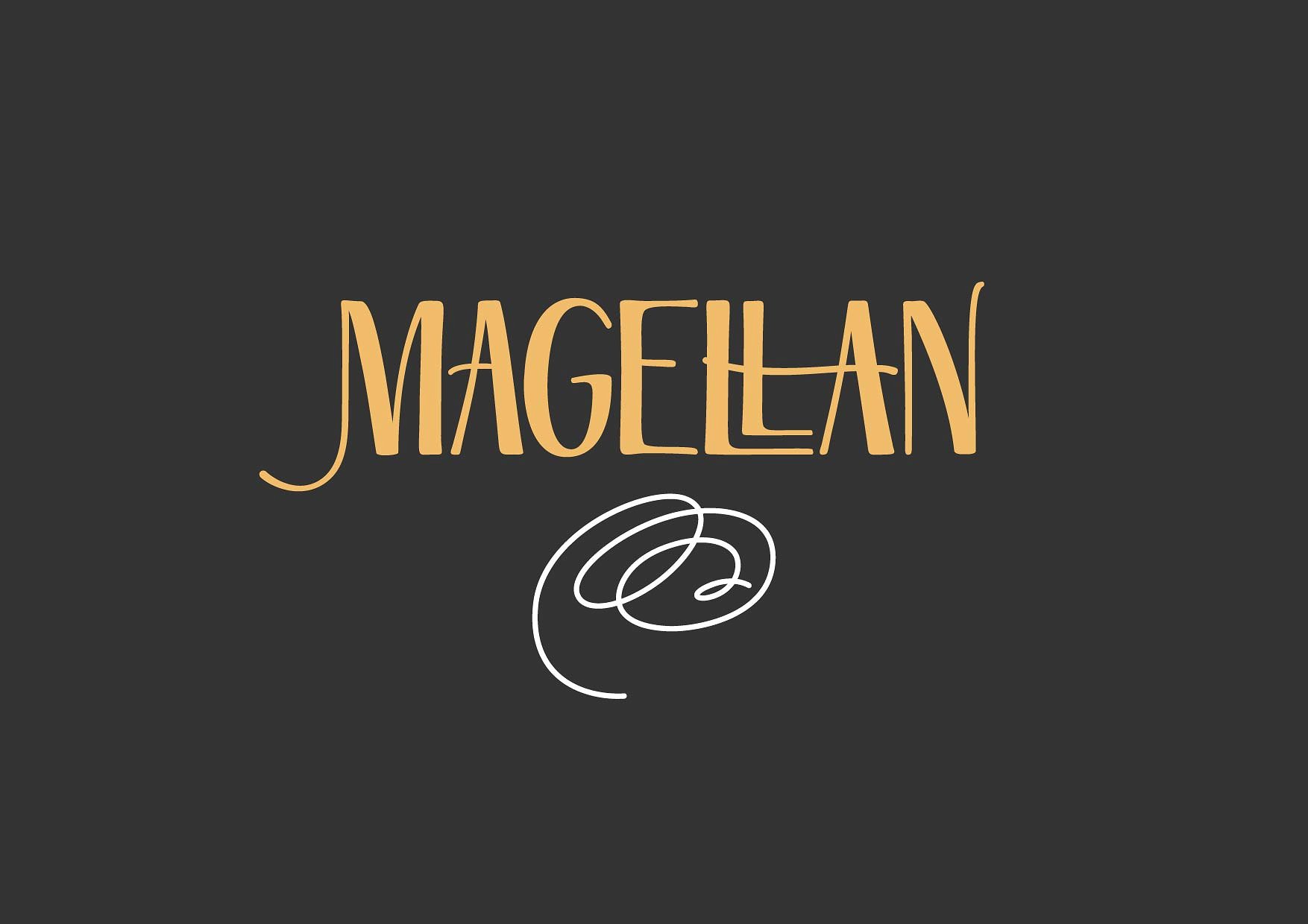 黑色英文封面Magellan #231173
