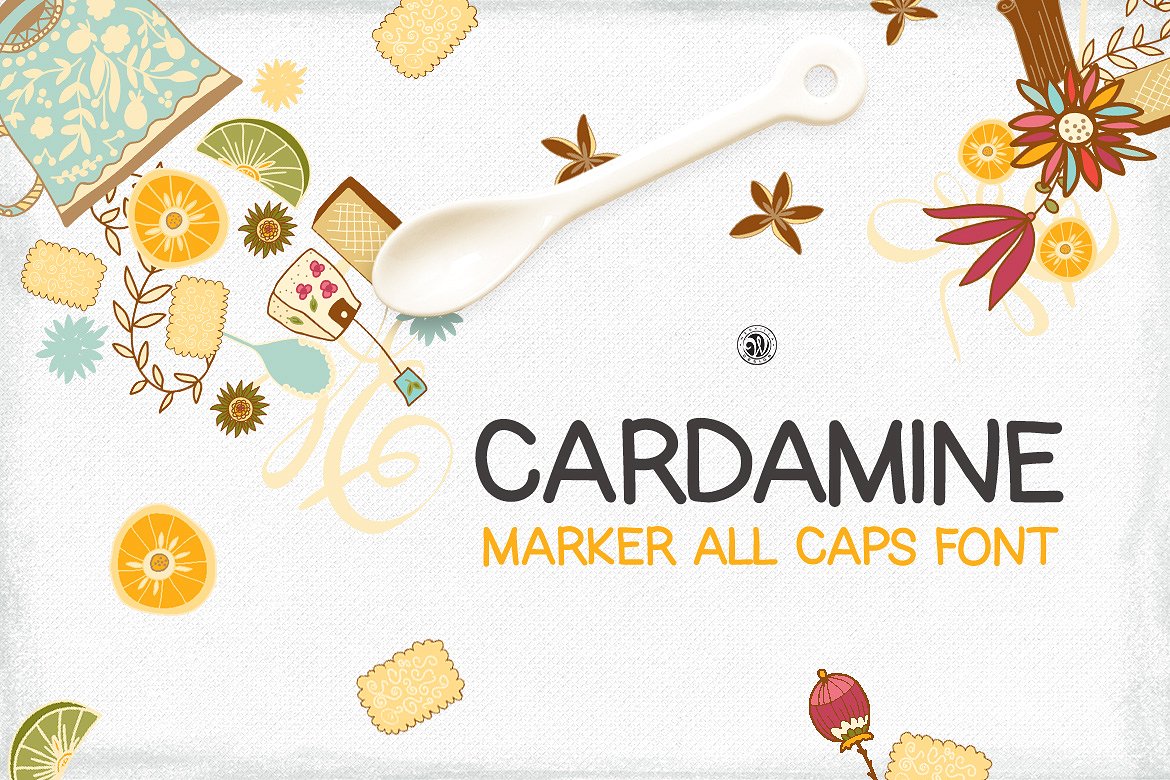 小豆蔻字体Cardamine Font #1566682