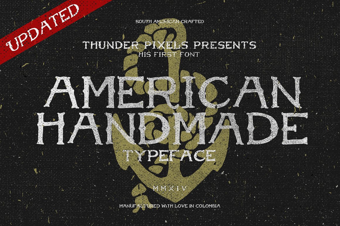 美国手工字体American Handmade Typefa