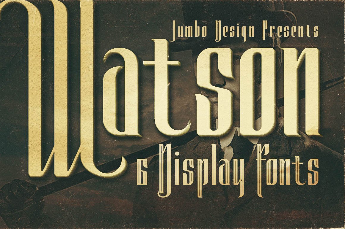 复古显示字体Watson - 6 Vintage Displ