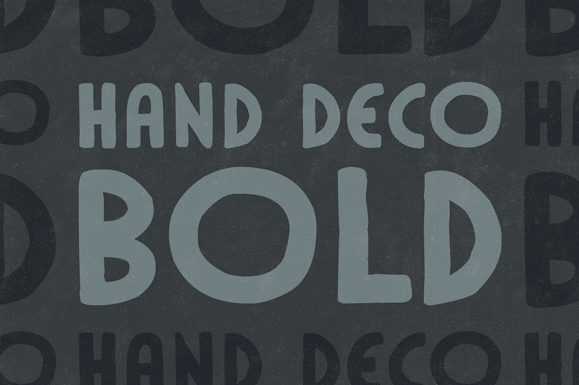 黑色高端英文背景HandDeco Bold #60861