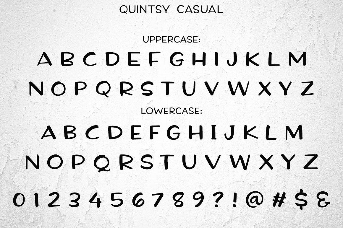 红色高级字体Quintsy - a five-font se