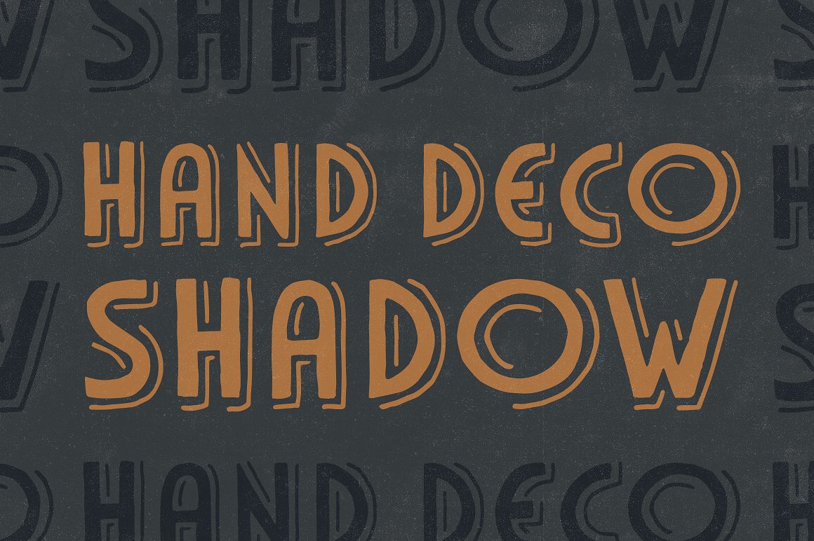 黑色英文封面HandDeco Shadow # 60863