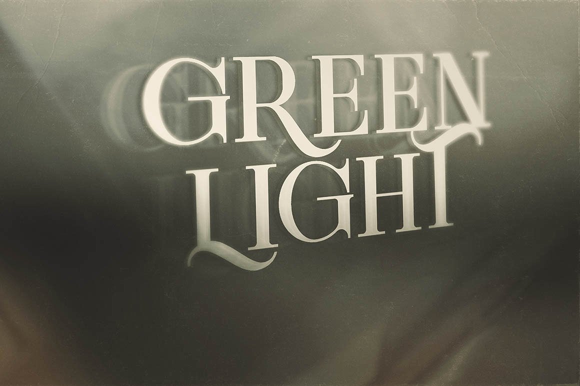 绿灯复古字体Green Light - 6 Vintage