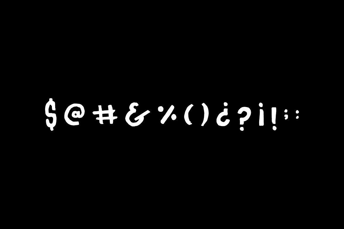 黑色高端字母Wild — Block Font #13963