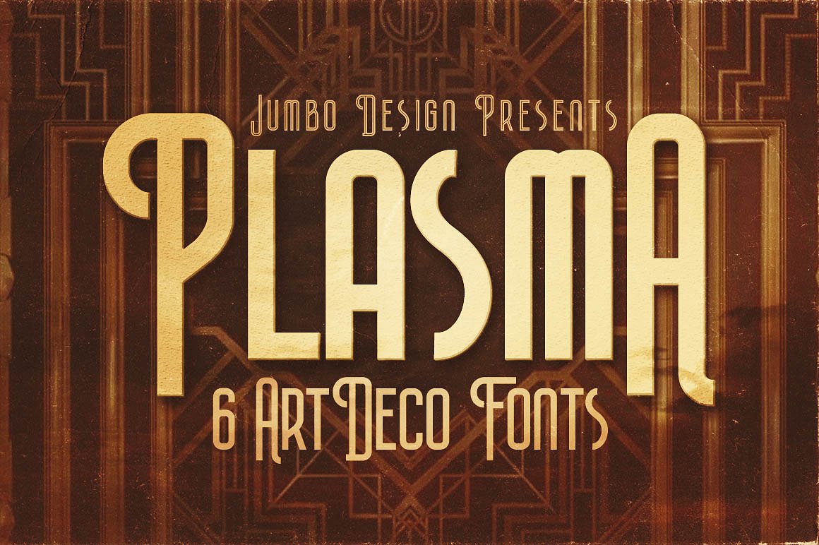 高端复古封面Plasma - 6 ArtDeco Style