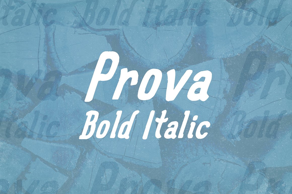 小清新酒吧封面Prova Bold -amp; Bold I