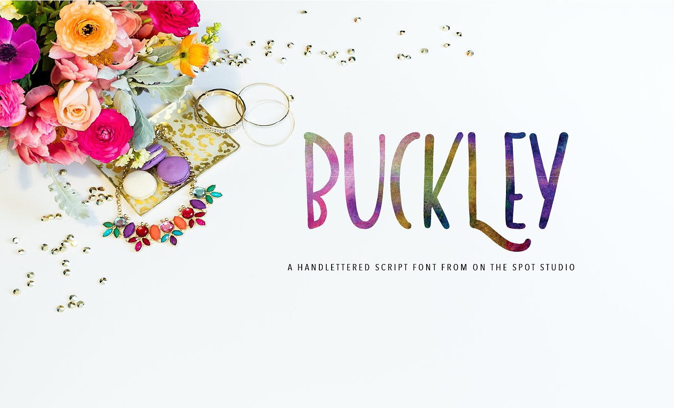 黑色高级英文Buckley #896579