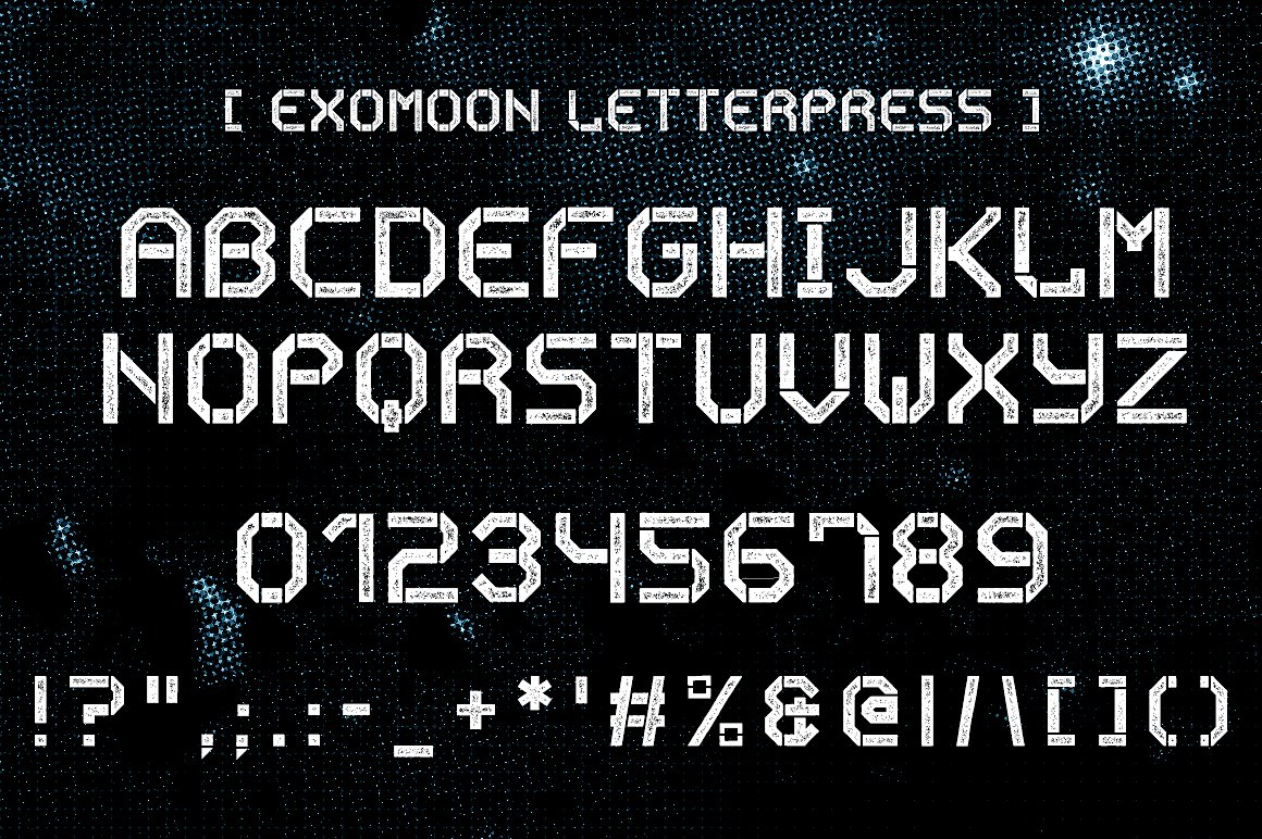 高端科技英文Exomoon display stencil