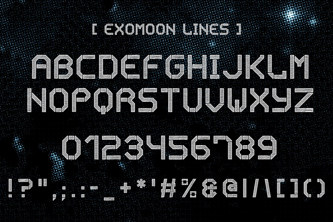 高端科技英文Exomoon display stencil