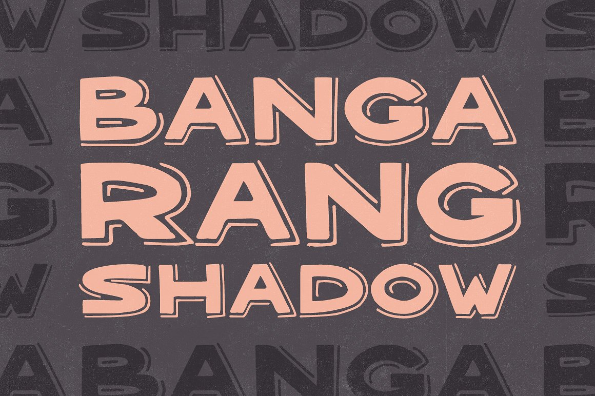 红色英文封面Bangarang Shadow #58433